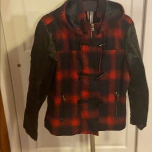 Route 66 Women’s Hooded Black/Red Jacket XL